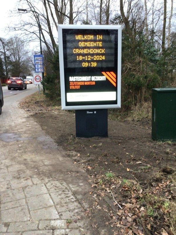 Nieuwe Lcd Schermen Als Informatieborden In Cranendonck Cranendonck